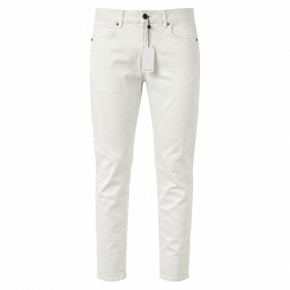 NEW‎ Universal Standard Straight Jeans White Minimalist Clean Girl Womens 16
